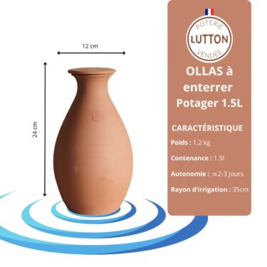 OLLAS A ENTERRER POTAGER 1.5L